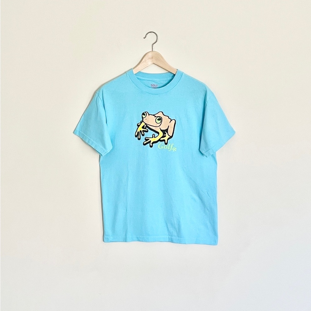 Golf Wang Golfoducean Poison Dart Frog Graphic Blue T Shirt Adult size Medium